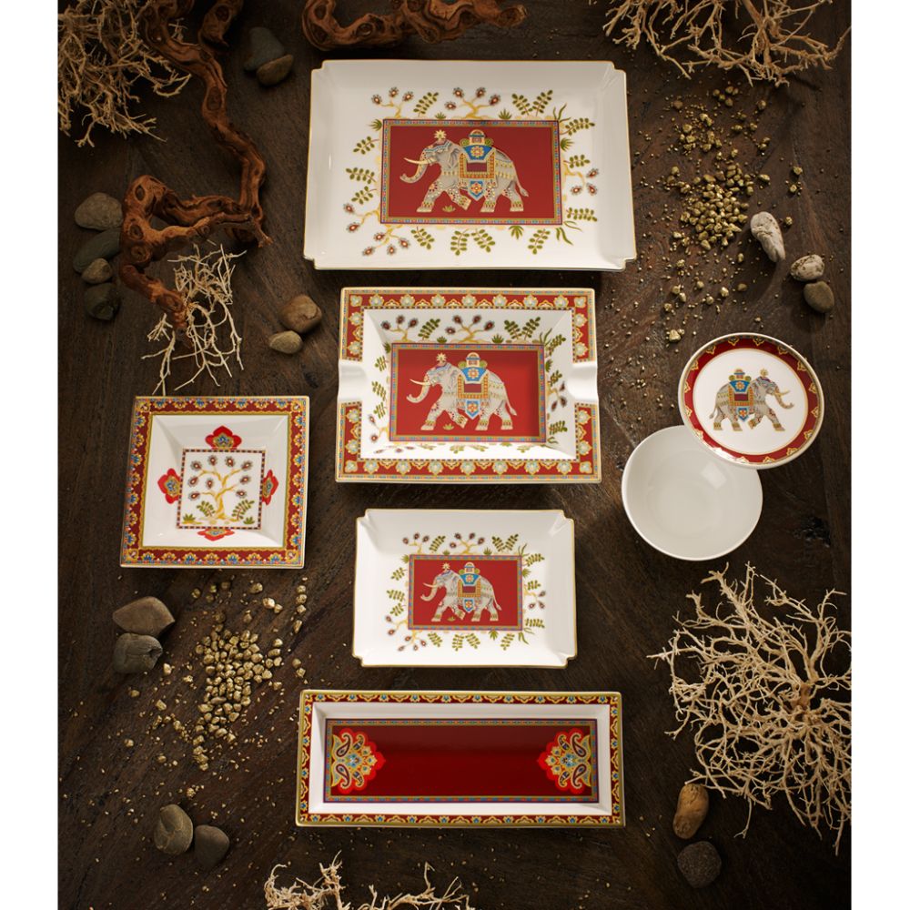 Dekoschale groß 28x21cm Samarkand Rubin Gifts Villeroy und Boch