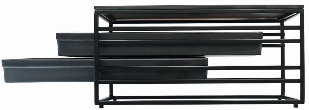 Metalldisplay gastro recto SURPLACE ASA Selection