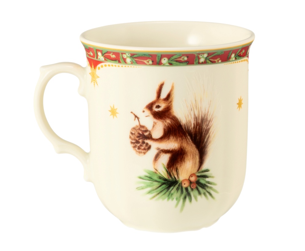 Becher mit Henkel 0,27 l Marieluise Weihnachtsnostalgie Seltmann Weiden