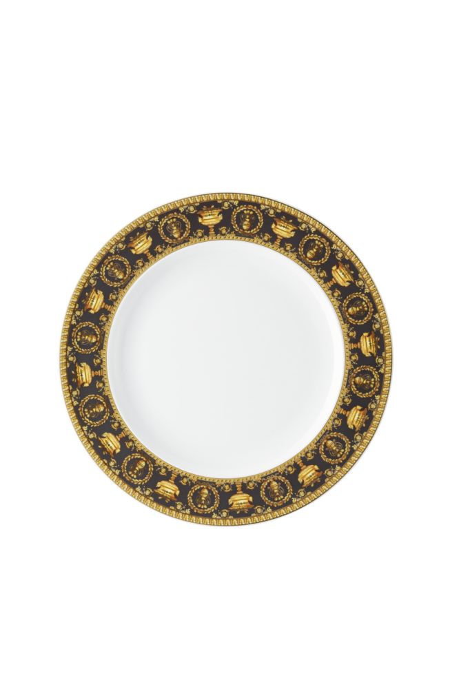 Speiseteller 27 cm Versace Baroque Nero Versace by Rosenthal