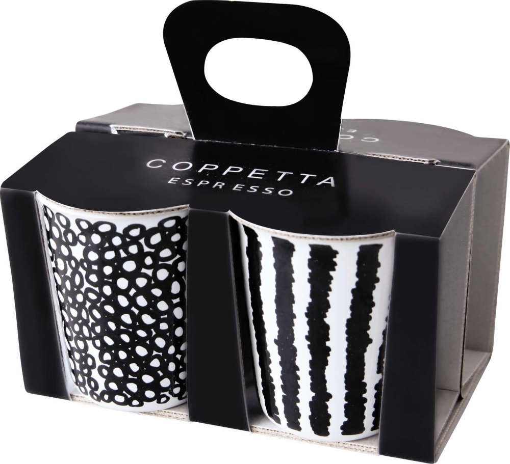 4er Set Espressobecher 4 Motive Coppetta ASA Selection