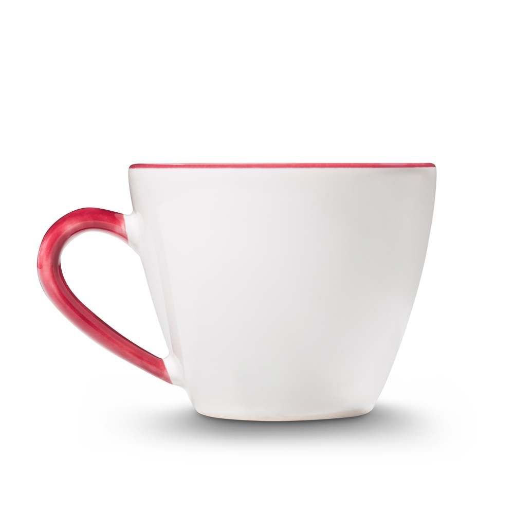 Bordeauxrot Hirsch, Kaffeetasse Gourmet (0,2L) - Gmundner Keramik