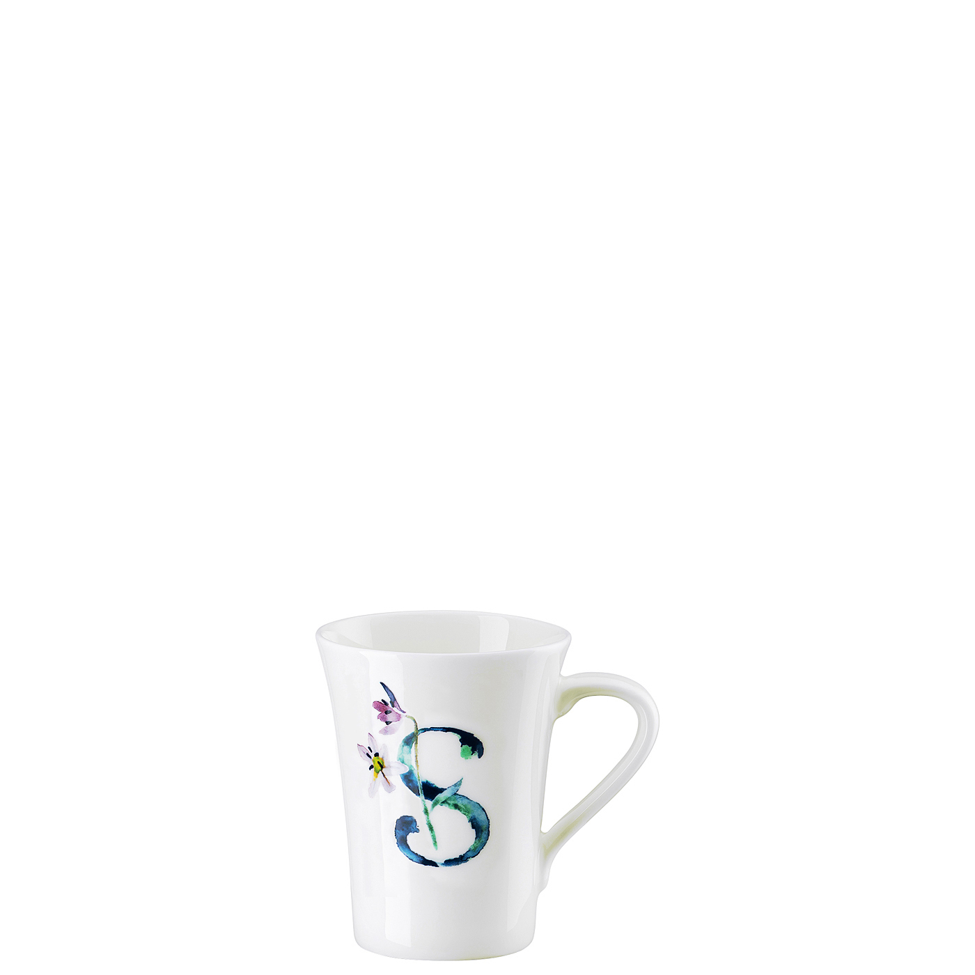 Becher mit Henkel Flower Alphabet S-Scilla Hutschenreuther