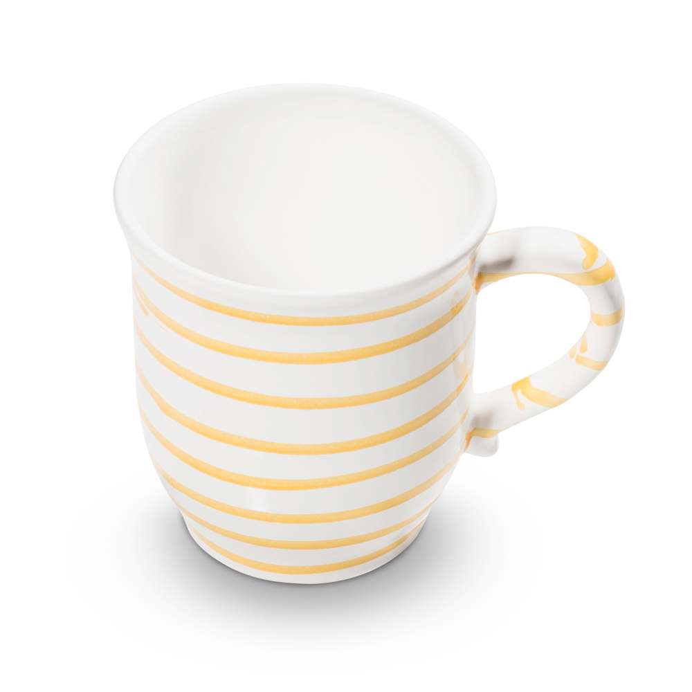 Gelbgeflammt, Schokotasse (0,3L) - Gmundner Keramik
