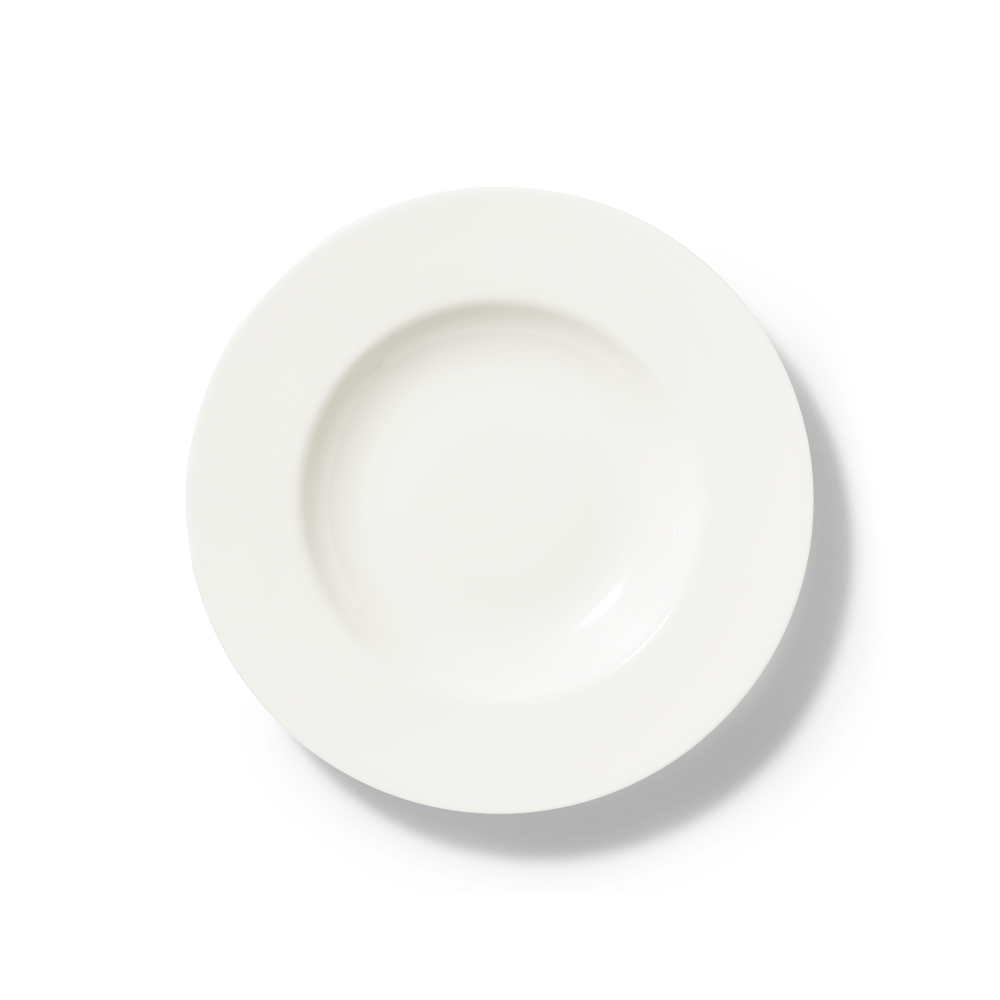 Teller tief 25 cm Fine Bone China Fine Dining Weiss Dibbern