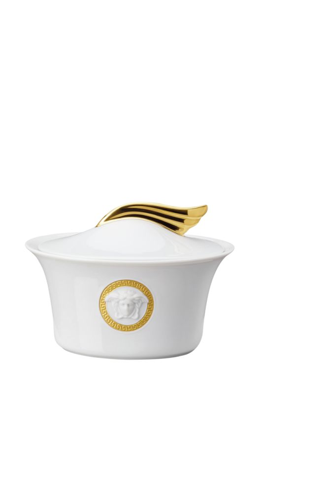 Zuckerdose 6 P. Ikarus Medaillon Meandre d`Or Versace by Rosenthal