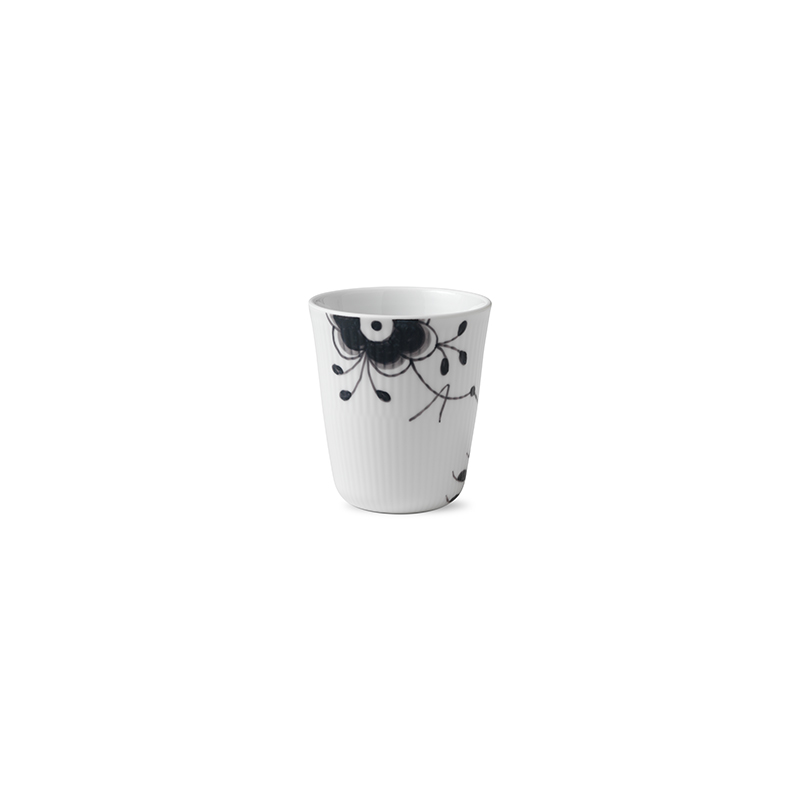 Thermobecher - 290 ml Black Fluted Mega Royal Copenhagen