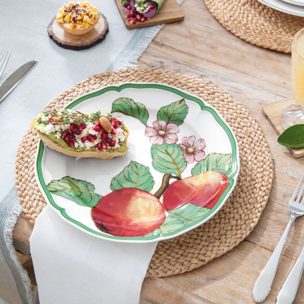 Frühstücksteller Set 4-tlg. French Garden Modern Fruits Villeroy und Boch