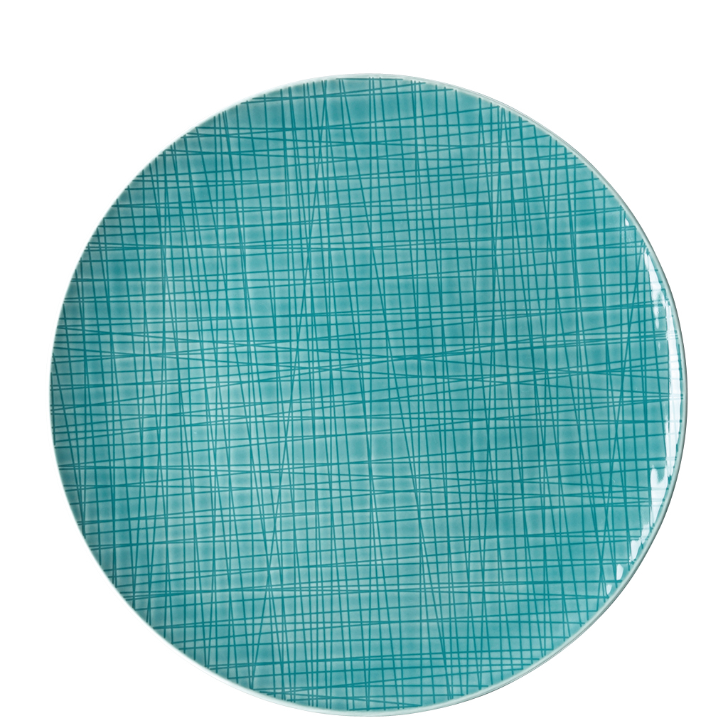 Teller flach 30 cm Mesh Colours Aqua Rosenthal