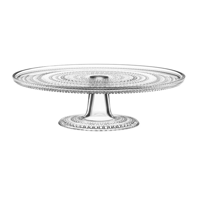 Kuchenplatte mit Fuß – 31,5 cm - Klar Kastehelmi Iittala