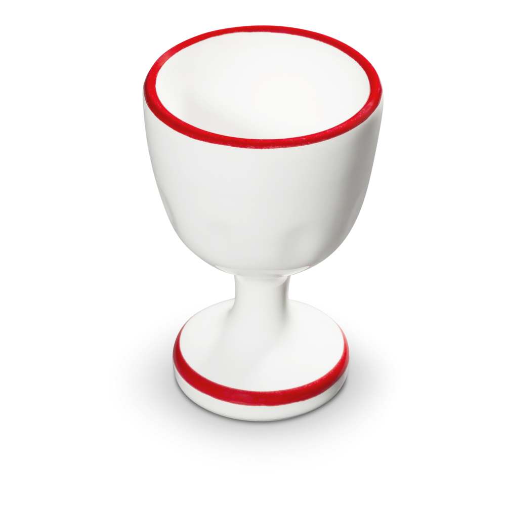 Rubinroter Hirsch, Eierbecher (Höhe 7,5cm) - Gmundner Keramik