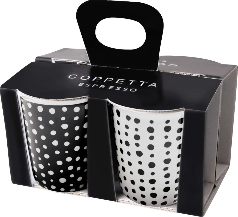 4er Set Espressobecher 4 Motive Coppetta ASA Selection