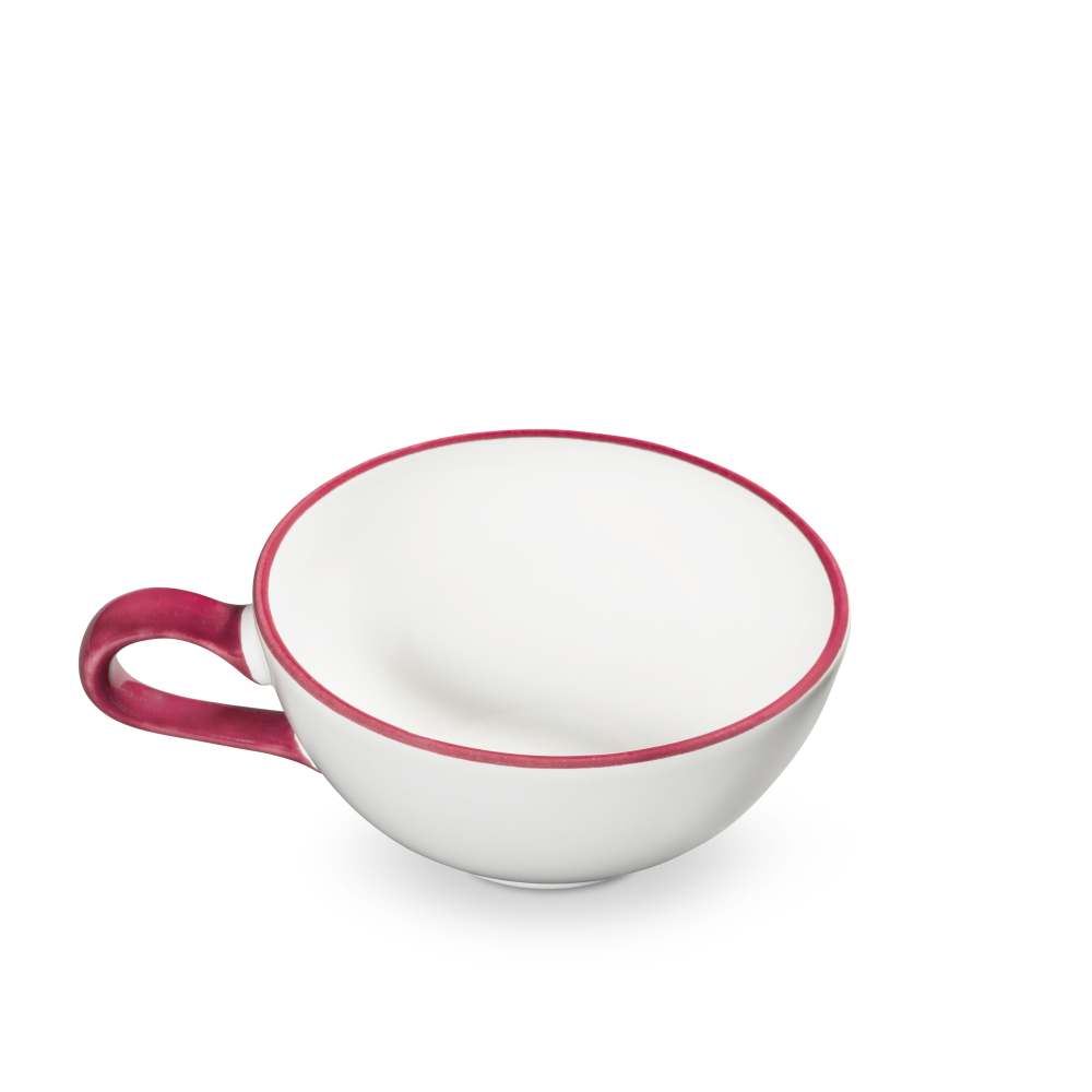 Bordeauxrot Hirsch, Teetasse Cup (0,17L) - Gmundner Keramik