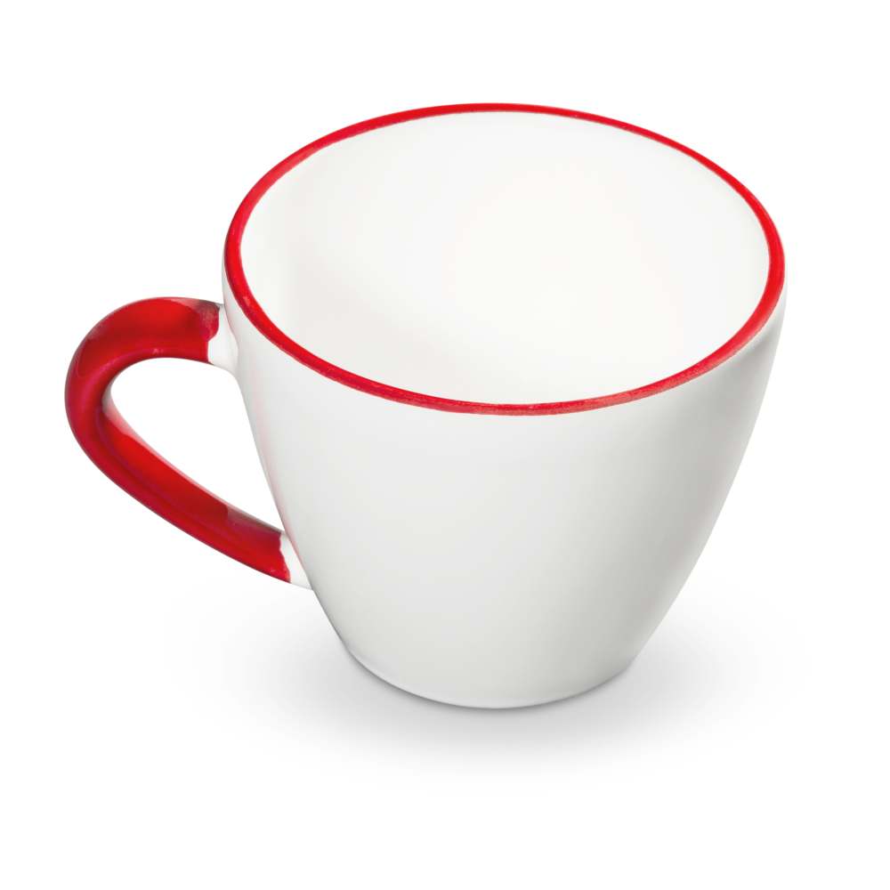 Rubinroter Hirsch Cappuccino Tasse (0,16L) - Gmundner Keramik