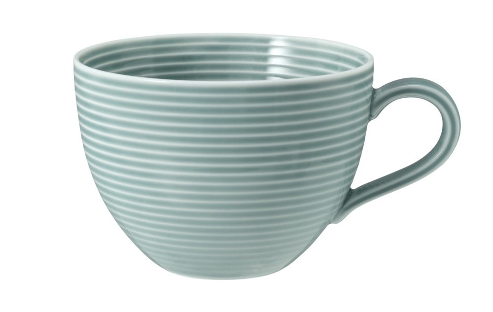Milchkaffee-Obertasse 0,35 l mit Relief Beat Arktisblau Seltmann Weiden