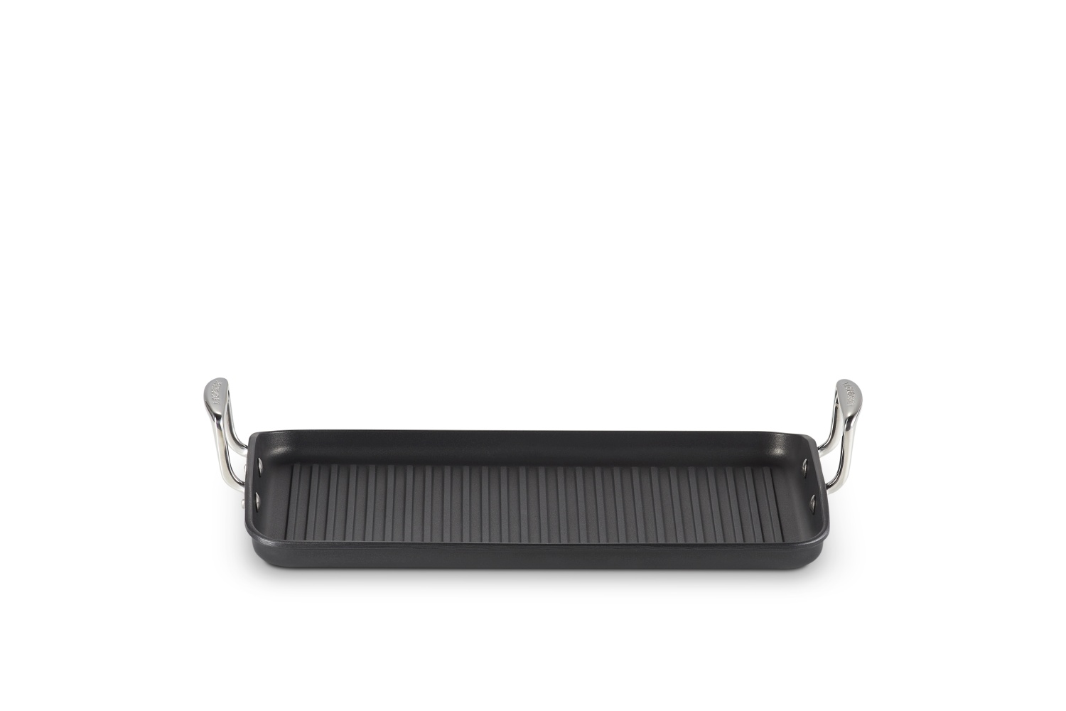 Alu Grillplatte Mit Rillen 34 X 25 cm Aluminium-Antihaft Le Creuset