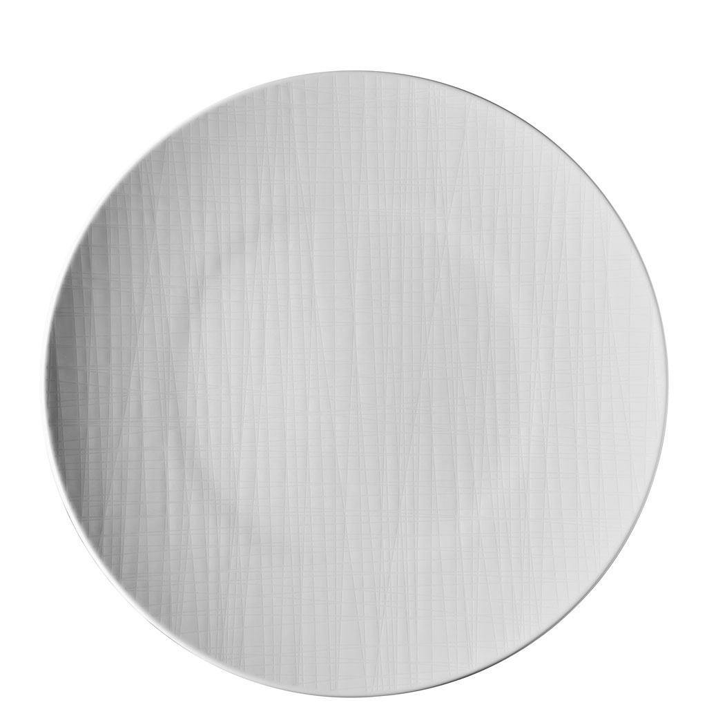 Teller flach 33 cm Mesh Weiss Rosenthal