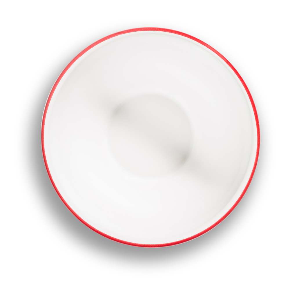 Rubinroter Hirsch, Müslischale groß (Ø 14cm) - Gmundner Keramik