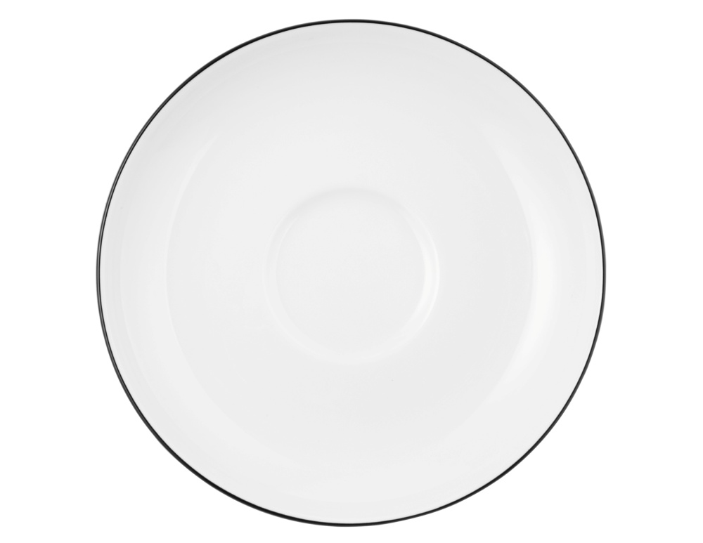 Tee-Untertasse 13 cm Lido Black Line Seltmann Weiden