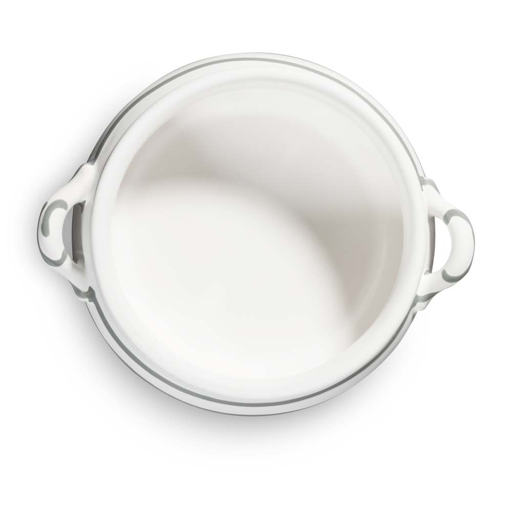 Graugeflammt, Suppenschale (0,37L) - Gmundner Keramik