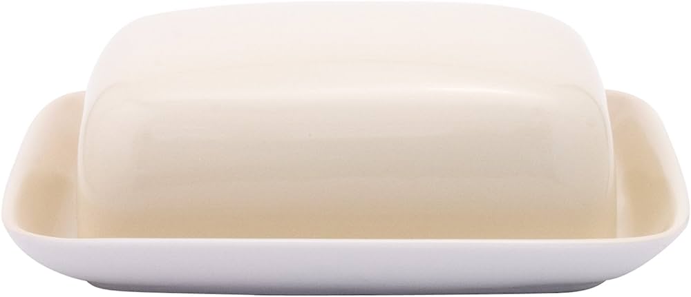 Butterdose eckig Pronto Colore Elfenbein Kahla