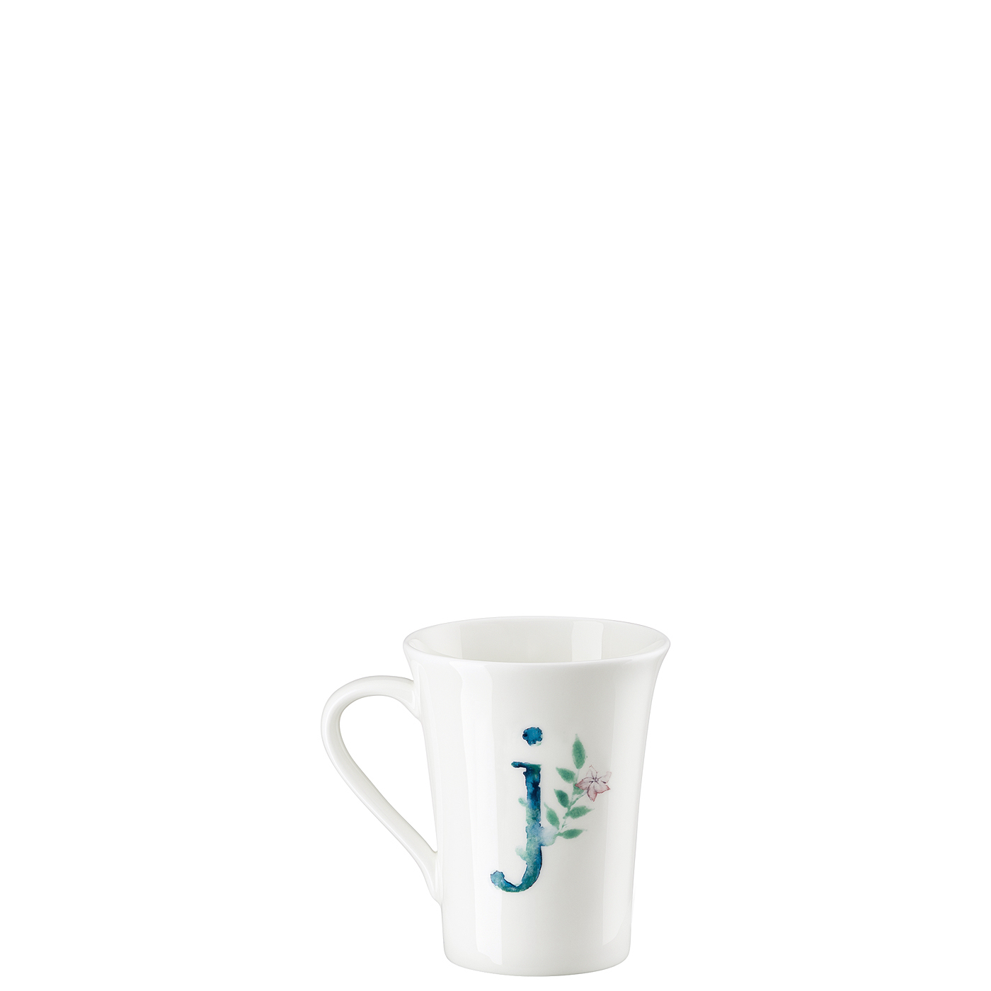 Becher mit Henkel Flower Alphabet J-Jasminum Hutschenreuther