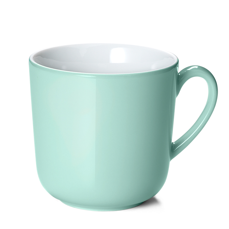 Becher mit Henkel 0,45 l Solid Color Mint Dibbern