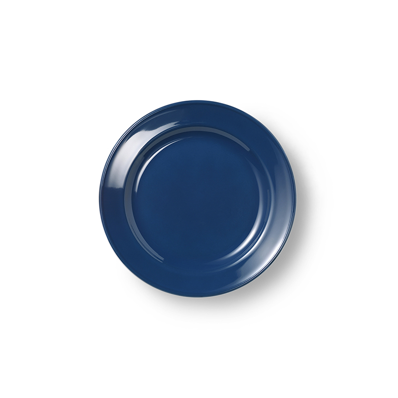 Teller flach 19 cm Volldekor Solid Color Pazifikblau Dibbern