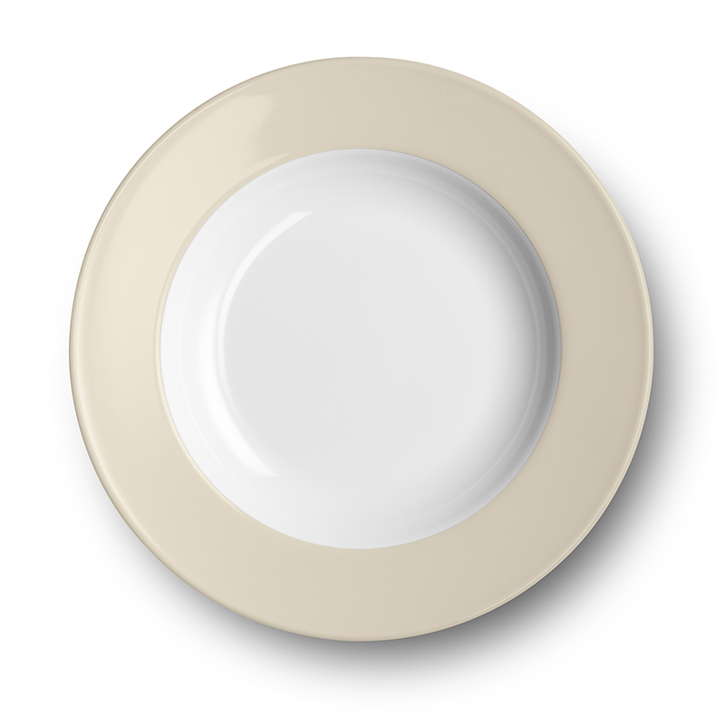 Spaghetti-Teller 31 cm Fahne Solid Color Sand Dibbern