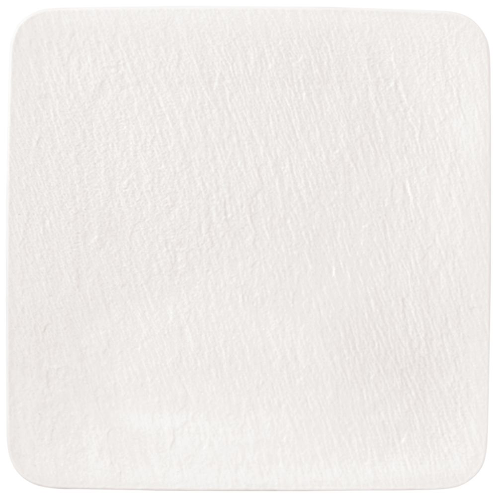 Servierplatte quadratisch 32,5cm Gourmetteller Manufacture Rock blanc Villeroy und Boch