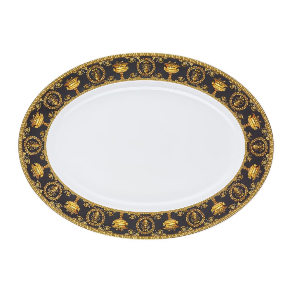 Platte 40 cm Versace Baroque Nero Versace by Rosenthal