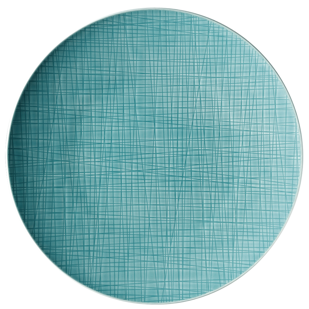 Teller flach 33 cm Mesh Colours Aqua Rosenthal