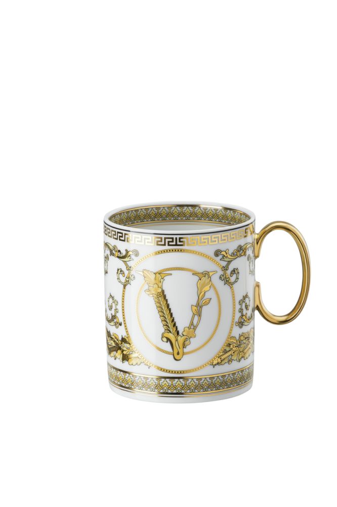 Becher mit Henkel Versace Virtus Gala White Versace by Rosenthal