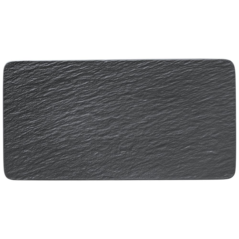Servierplatte rechteckig 35x18x1,5cm Manufacture Rock Villeroy und Boch