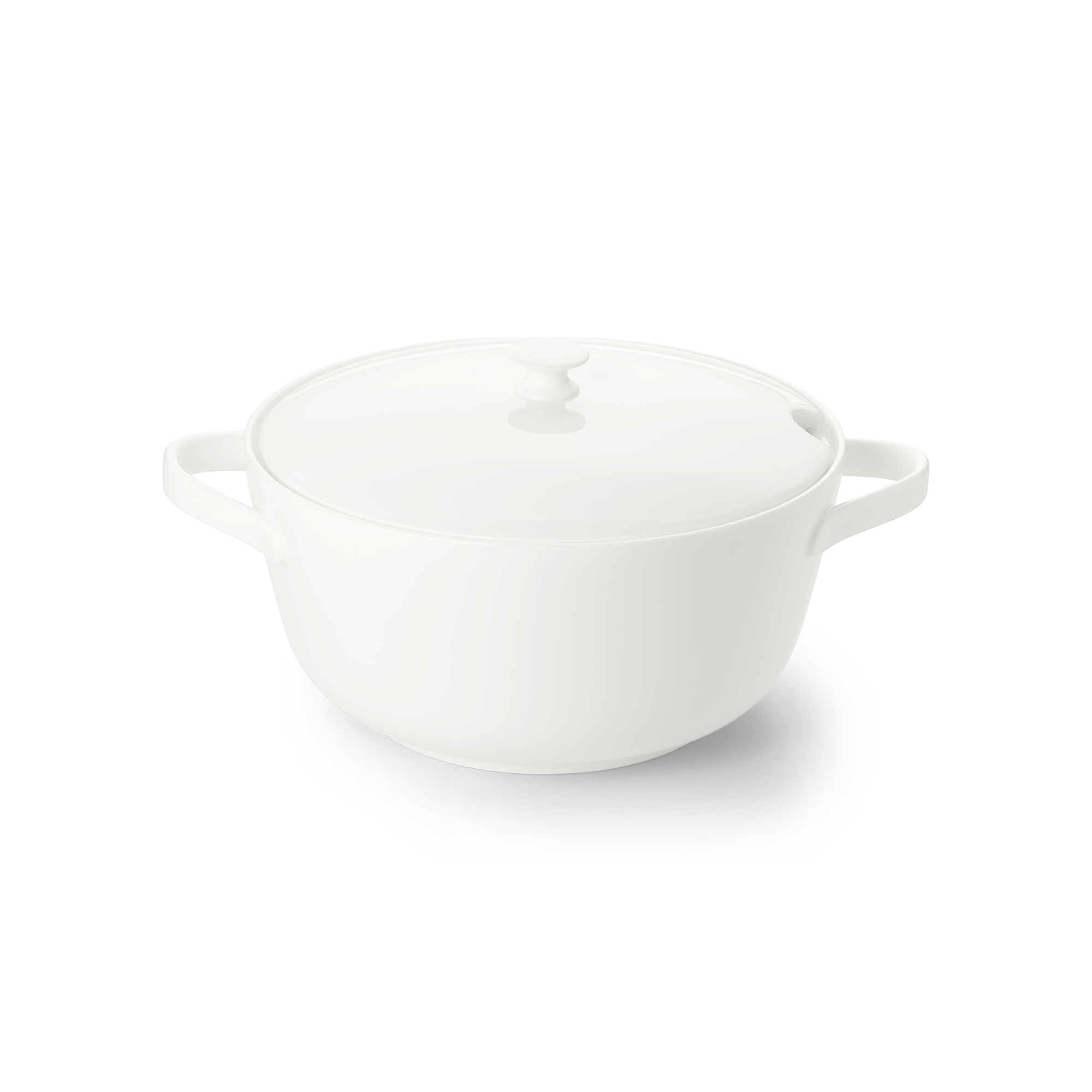 Unterteil Deckelschüssel 2 l Fine Bone China Classic Weiss Dibbern