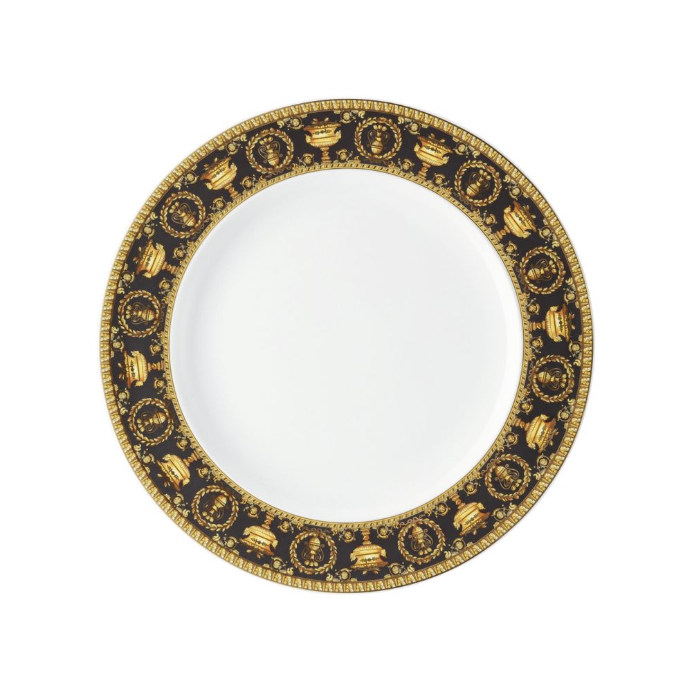 Speiseteller 27 cm Versace Baroque Nero Versace by Rosenthal