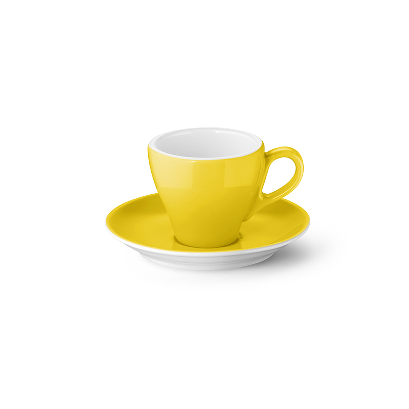 Espresso-Obertasse 0,09 l Classico Solid Color Sonnengelb Dibbern