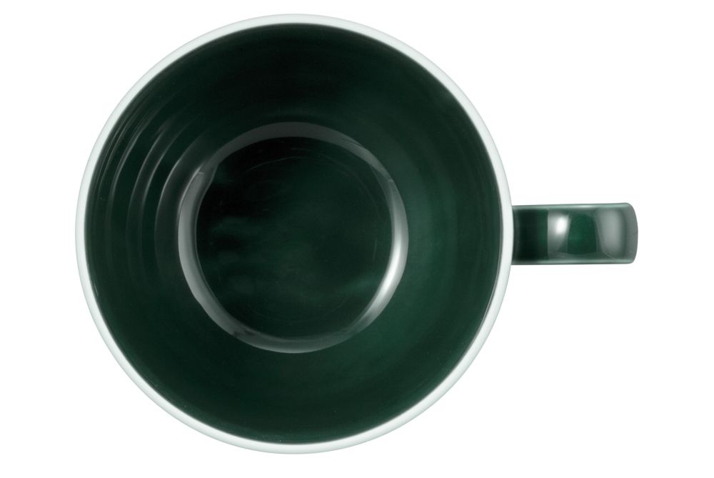Milchkaffeeobertasse 0,38 l Terra Moosgrün Seltmann Weiden