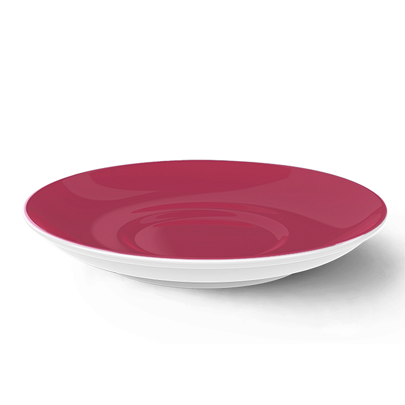 Cappuccino-Untertasse Solid Color Himbeere Dibbern