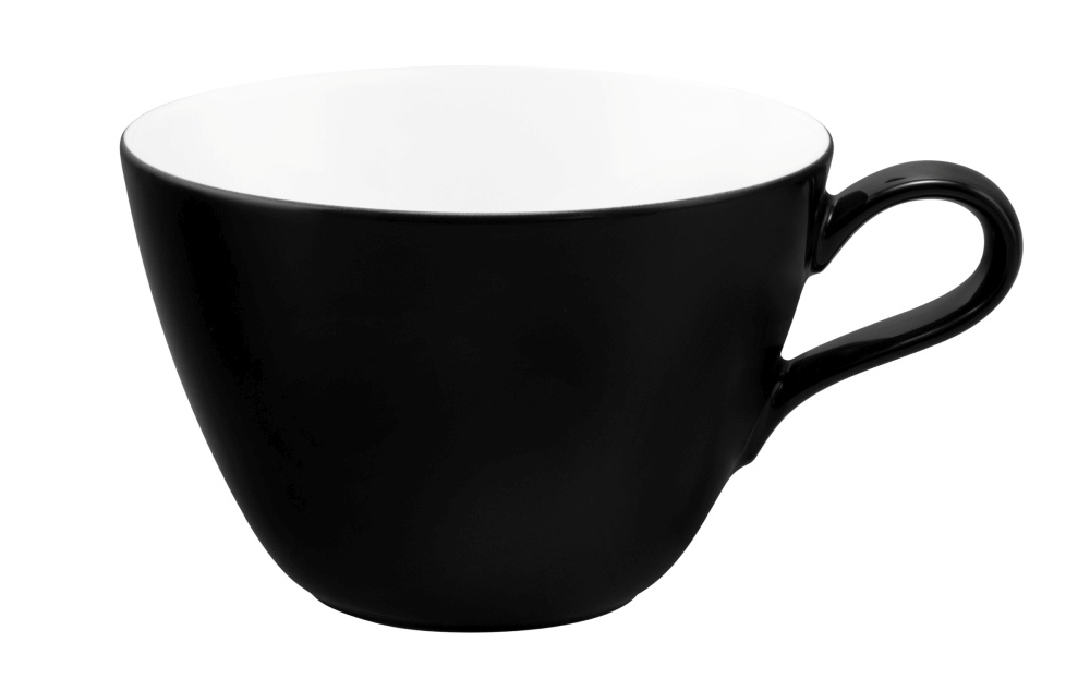 Milchkaffee-Obertasse 0,37 l Life Fashion Glamorous Black Seltmann Weiden