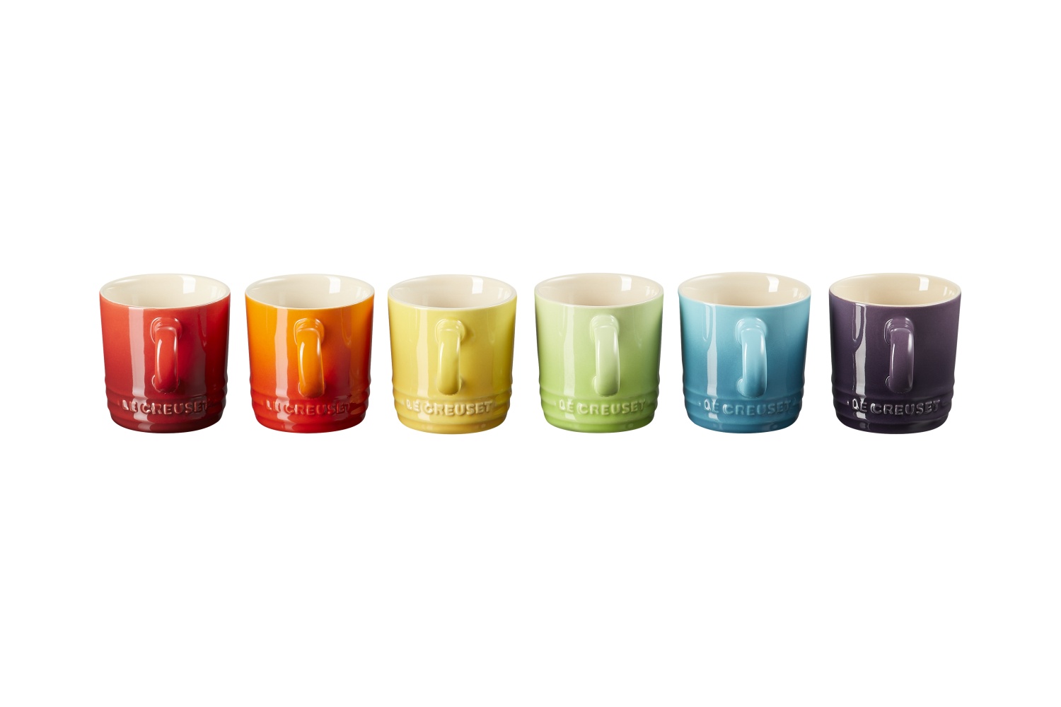 Becher 100ml 6er Set Regenbogen Poterie Le Creuset