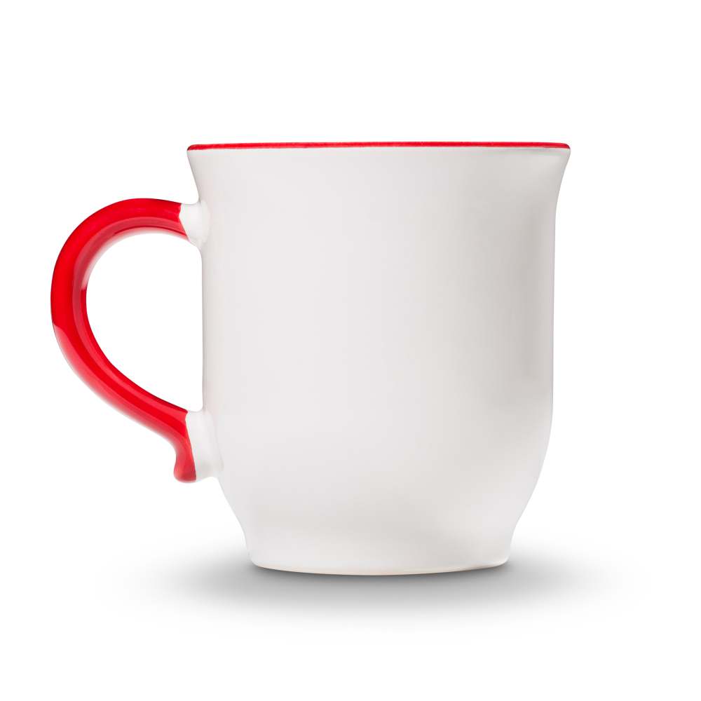 Rubinroter Hirsch, Schokotasse (0,3L) - Gmundner Keramik