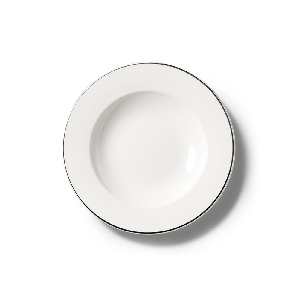 Teller tief 23 cm Platin Lane Dibbern