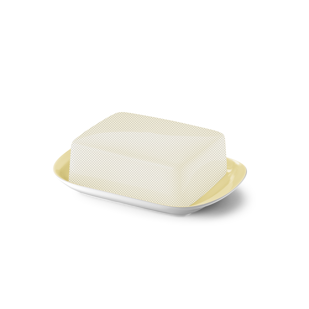 Butterdose-Unterteil Solid Color Vanille Dibbern