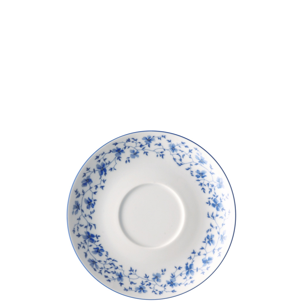 Suppen-Untertasse Form 1382 Blaublüten Arzberg