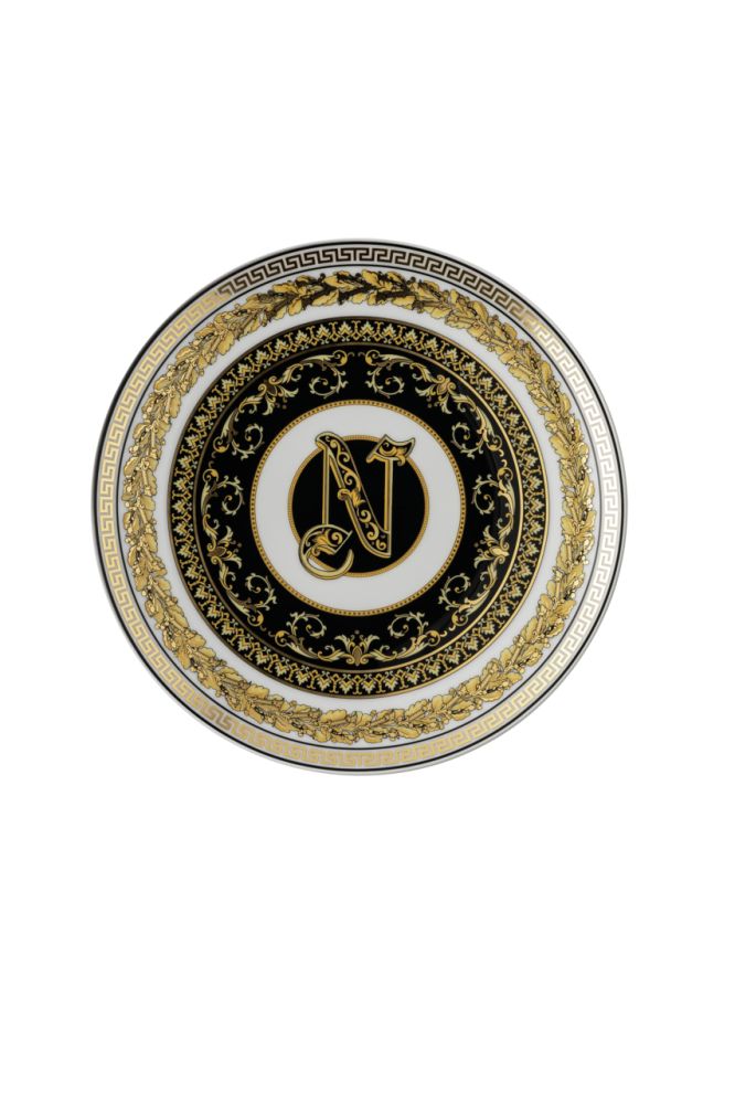 Brotteller 17 cm Versace Virtus Alphabet N Versace by Rosenthal