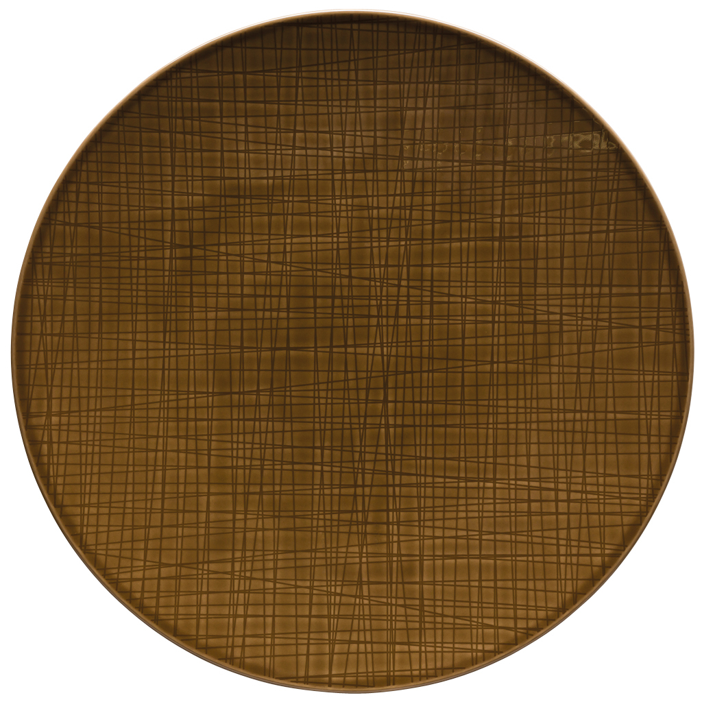 Teller flach 33 cm Mesh Colours Walnut Rosenthal