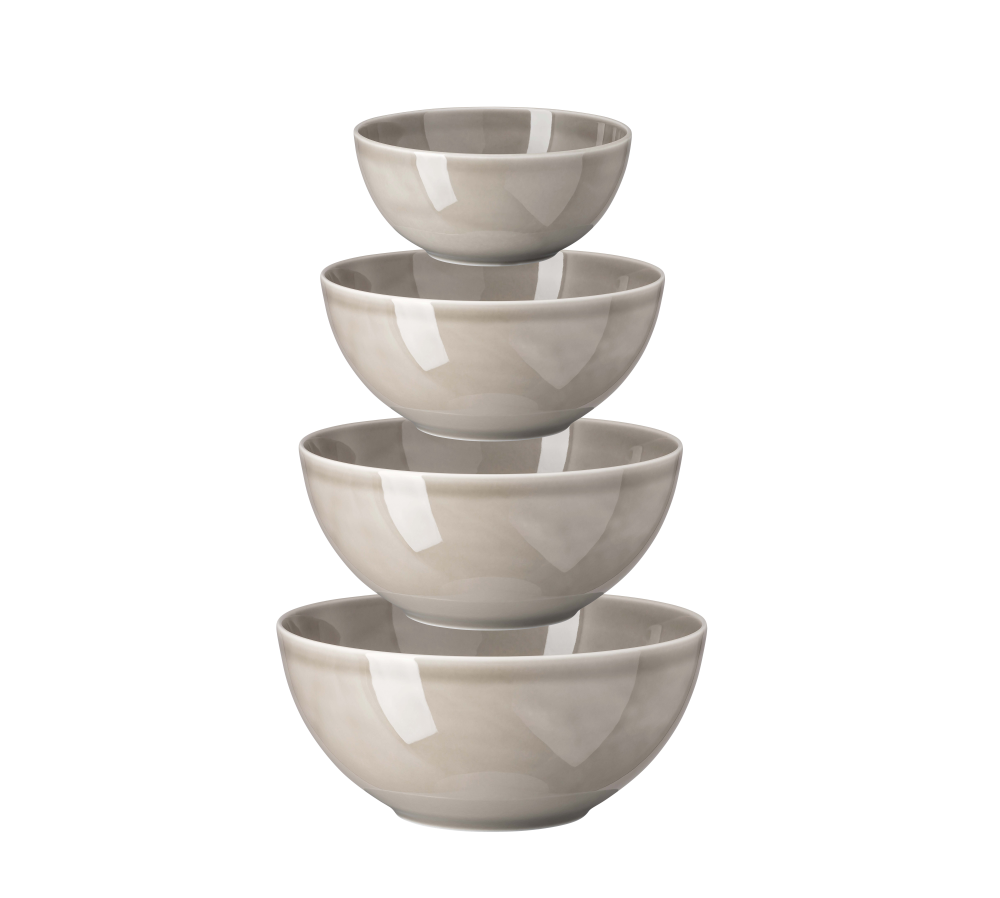 Set 4 Schüsseln Thomas Daily Moon Grey Thomas Porzellan