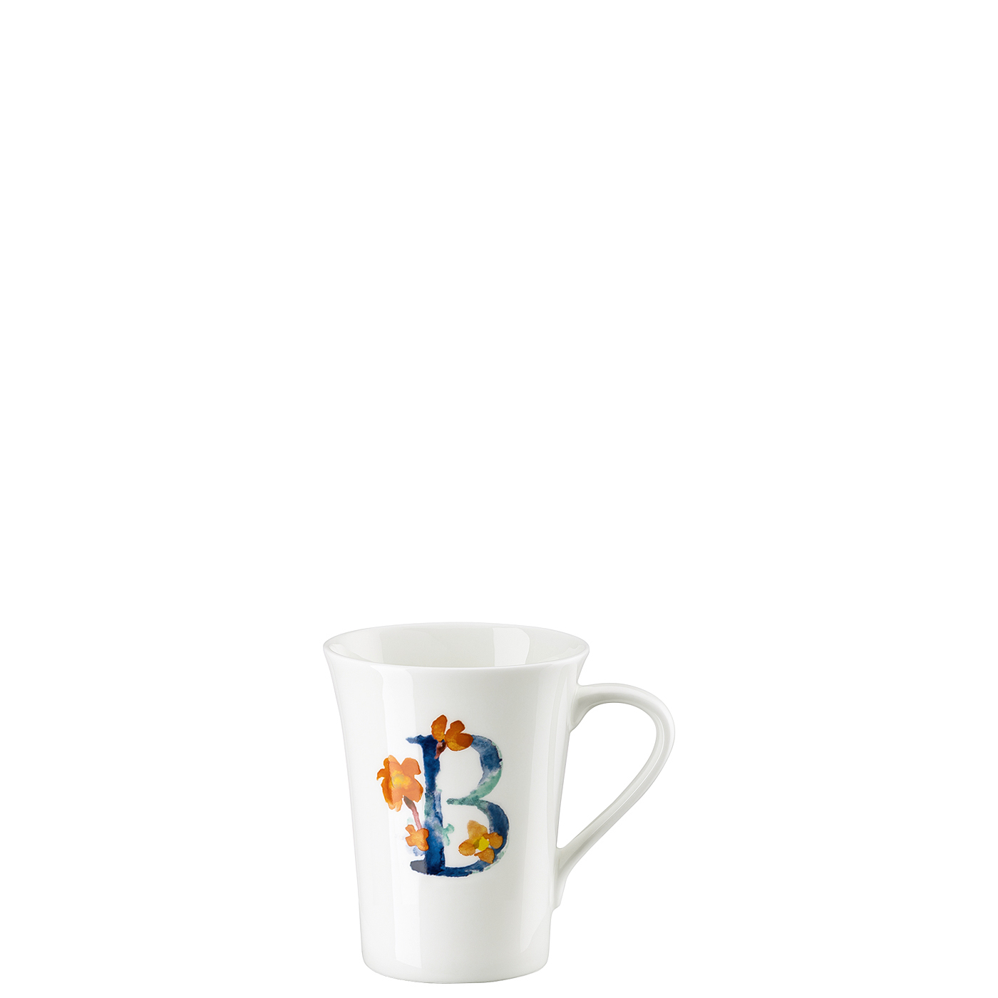 Becher mit Henkel Flower Alphabet B-Begonia Hutschenreuther