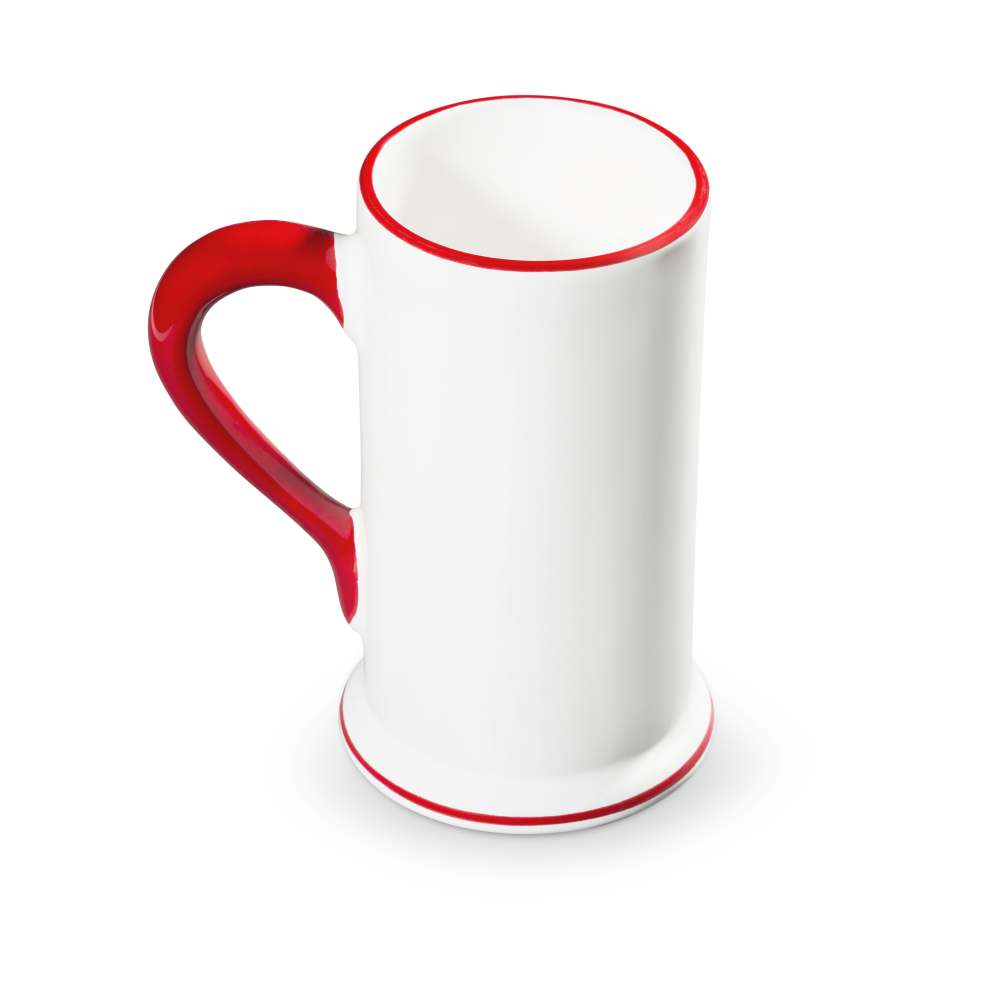 Rubinroter Hirsch, Bierkrug (0,5L) - Gmundner Keramik